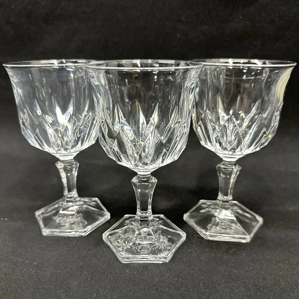 Cristal D'Arques - Durand  'Chaumont' Wine Goblets, 5.25